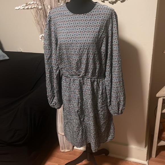 Boden Crew Neck Navy Dandelion Pop with pockets Size 12R - Picture 7 of 7